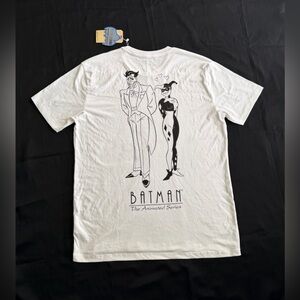 RSVLTS The Roosevelts White Graphic T-Shirt Men’s Size M Joker & Harley Quinn